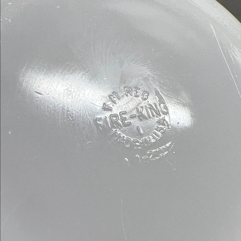 Vintage Peach Luster 8” baking dish by Fire King Imagine on your holiday table!